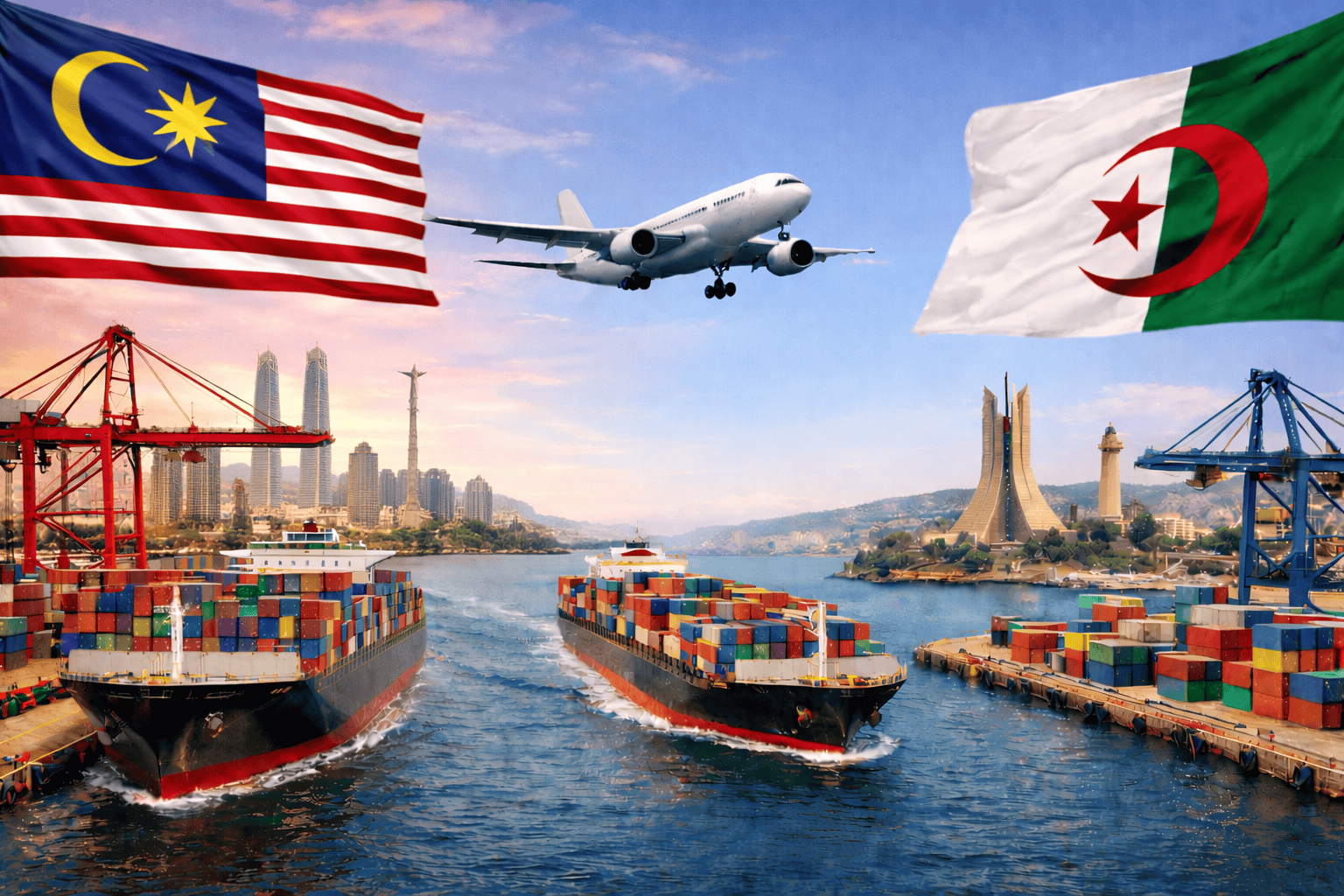 شحن البضائع من ماليزيا للجزائر