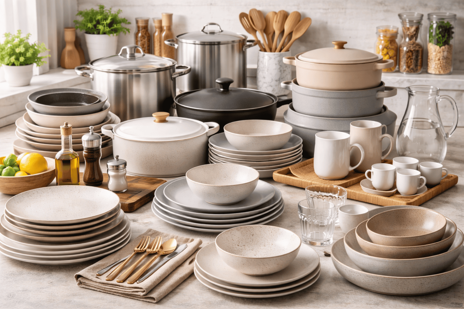 الأواني والأطقم المنزلية