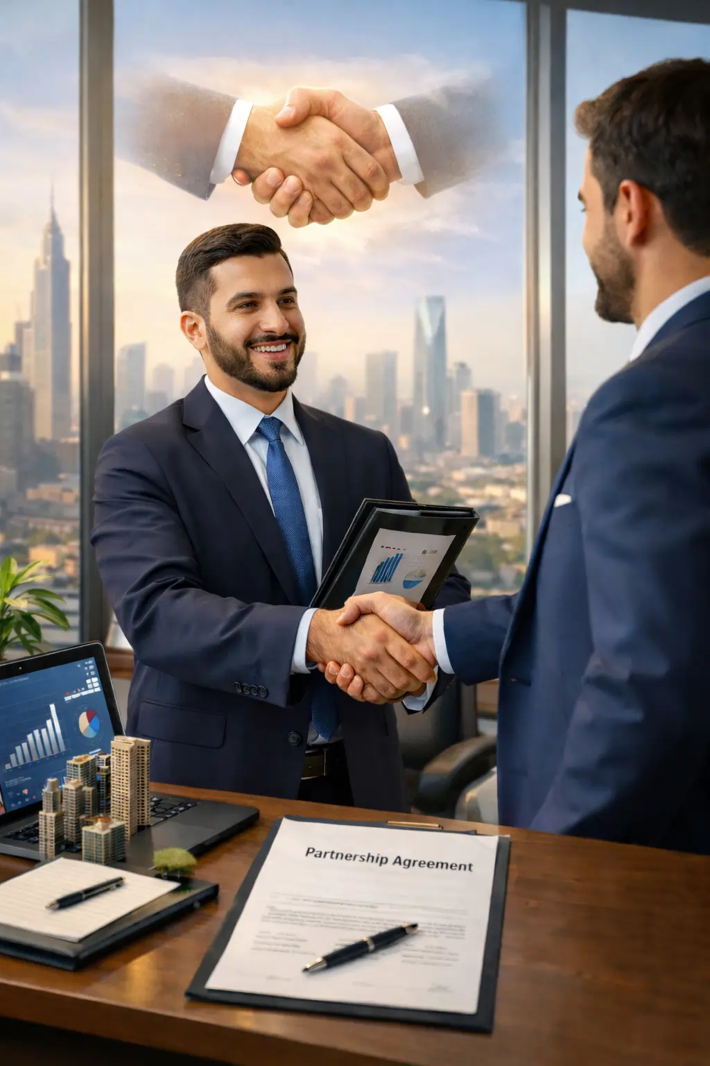 مسوق أبحث عن إبرام صفقة شراكة
